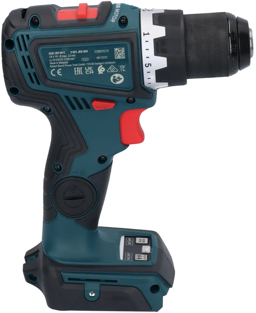 Bosch GSR 18V-90C Accuschroefboormachine - 2x 18V 5.0Ah Accu's