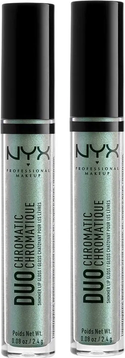 NYX Professional Makeup Duo Chromatic Lip Gloss Pistachio
