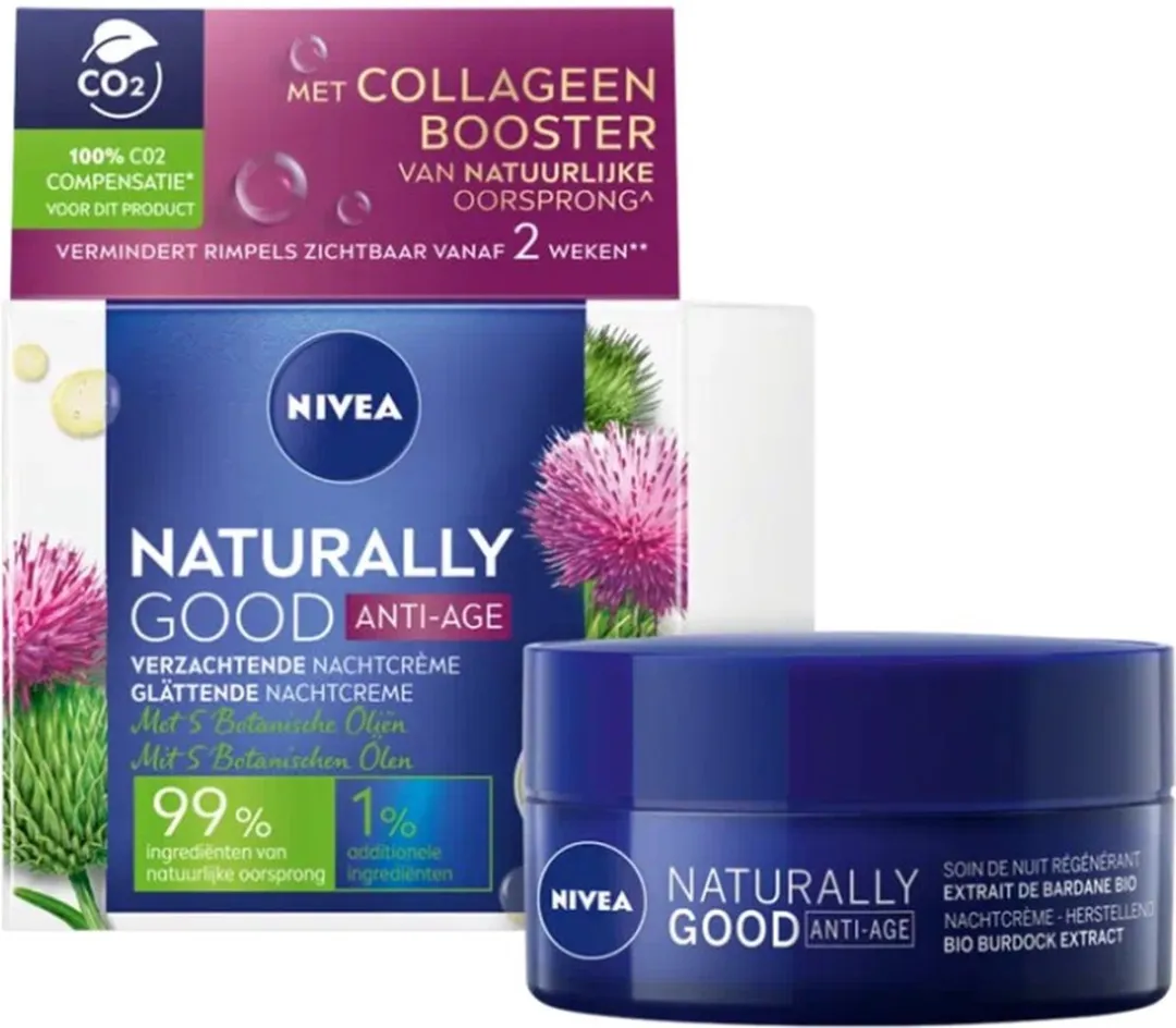 NIVEA Naturally Good Anti-Age Nachtcrème 50ml