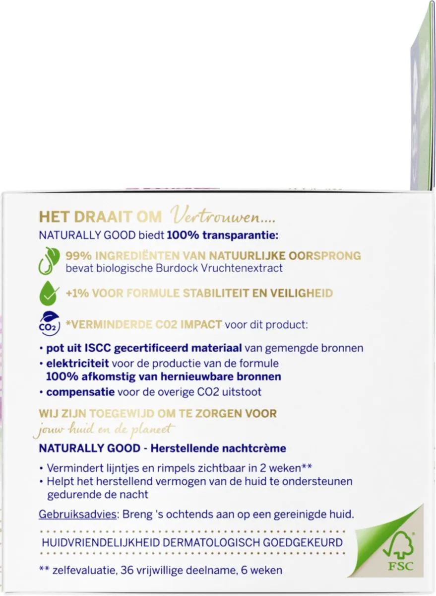 NIVEA Naturally Good Anti-Age Nachtcrème 50ml