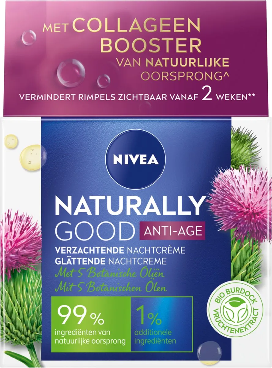 NIVEA Naturally Good Anti-Age Nachtcrème 50ml