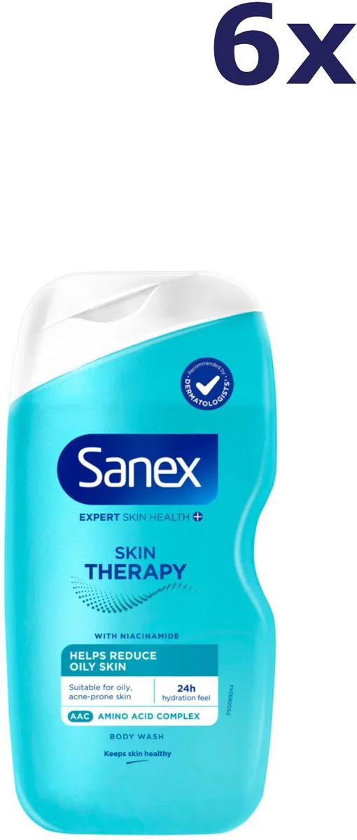 Sanex Skin Therapy Douchegel Reduce Imperfections 6x450ml