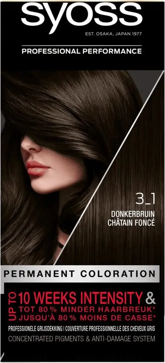 SYOSS Color Baseline 3-1 Donkerbruin Haarverf 115ml