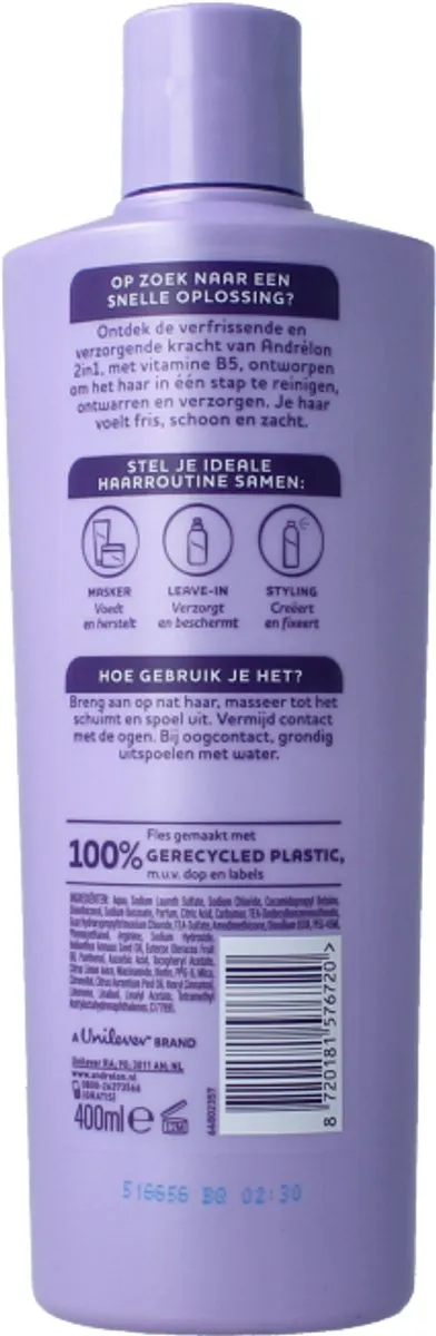 Andrélon 2-in-1 Shampoo 400ml