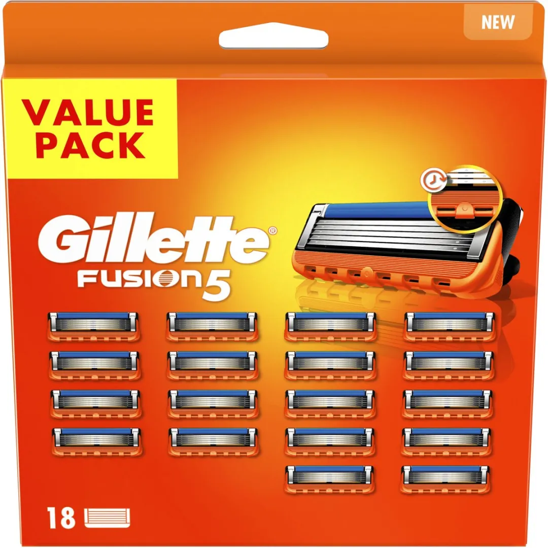 Gillette Fusion5 Navulmesjes - 18 Stuks