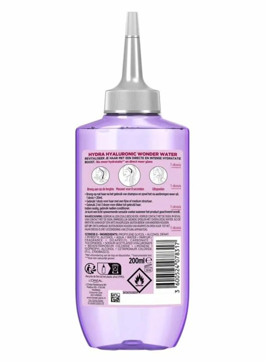 L'Oréal Elvive Hydra Hyaluronic Wonder Water 200ml