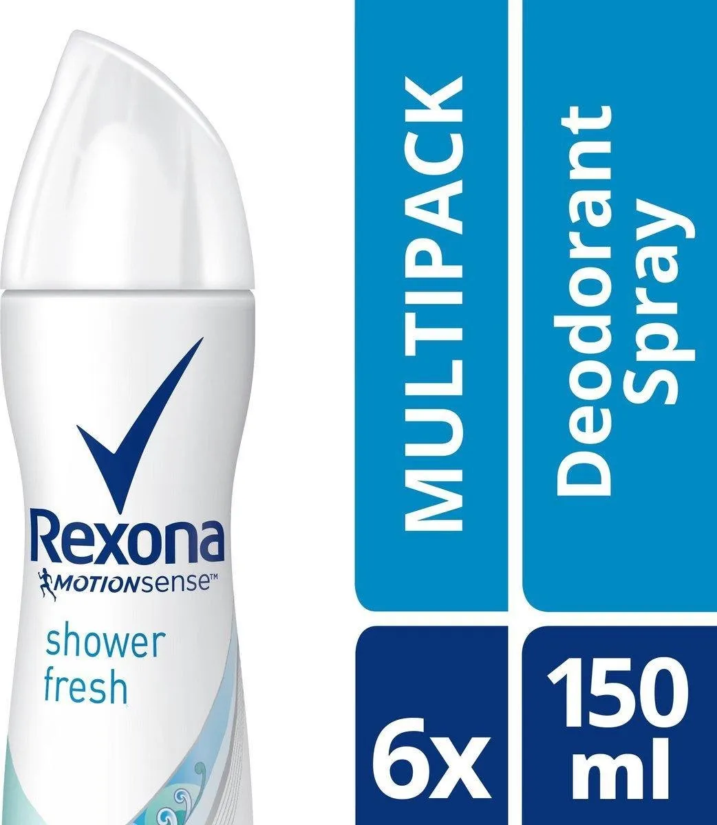 Rexona Deospray Women Shower Fresh - 6x150ml
