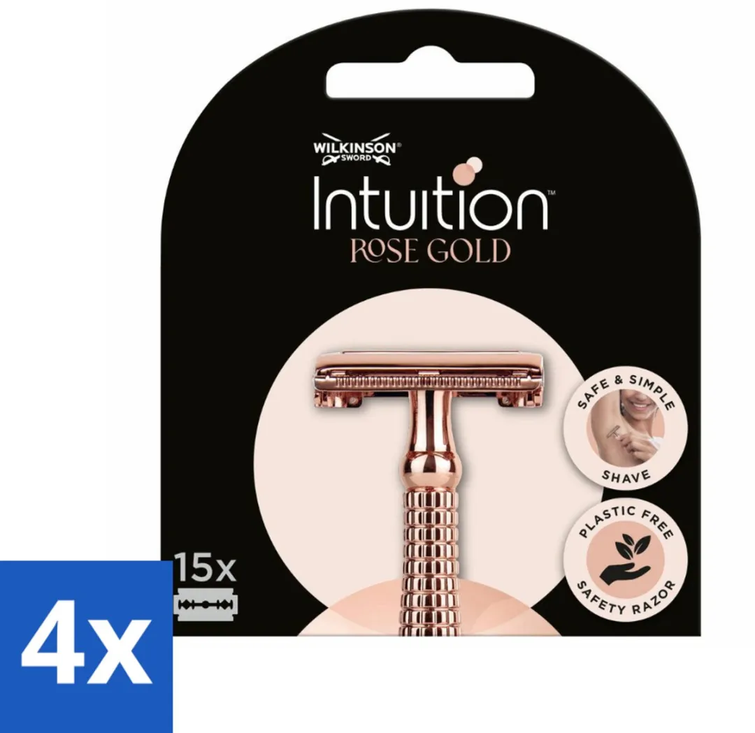 Wilkinson Intuition Navulmesjes Roségoud