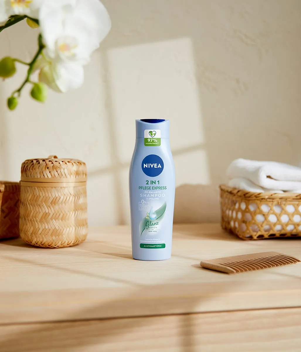 NIVEA 2-in-1 Express Shampoo & Conditioner 6x250ml