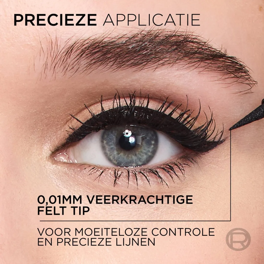 L'Oréal Paris Haute Precision Eyeliner Zwart - 1g