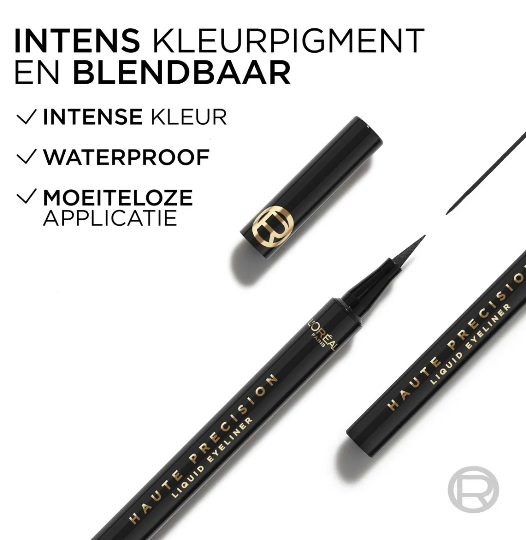 L'Oréal Paris Haute Precision Eyeliner Zwart - 1g