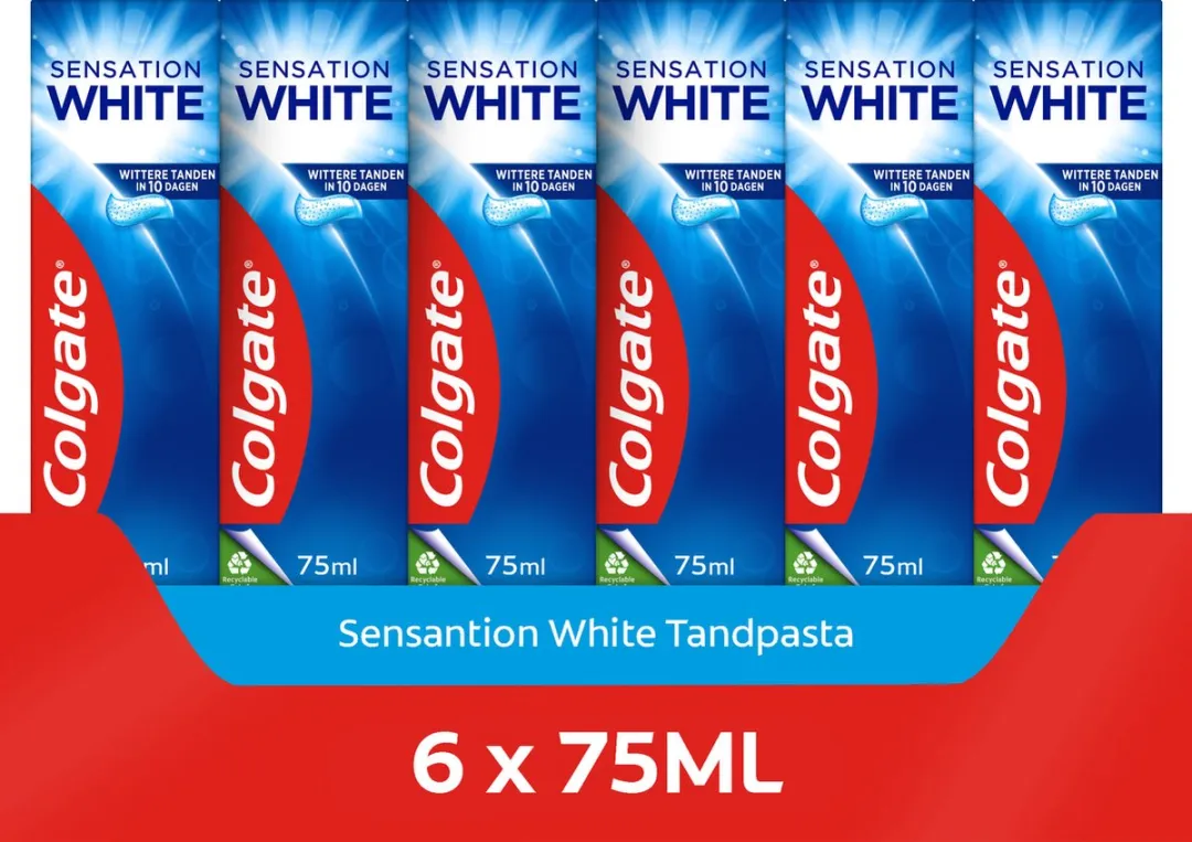 Colgate Sensation White Tandpasta - 6x75ml