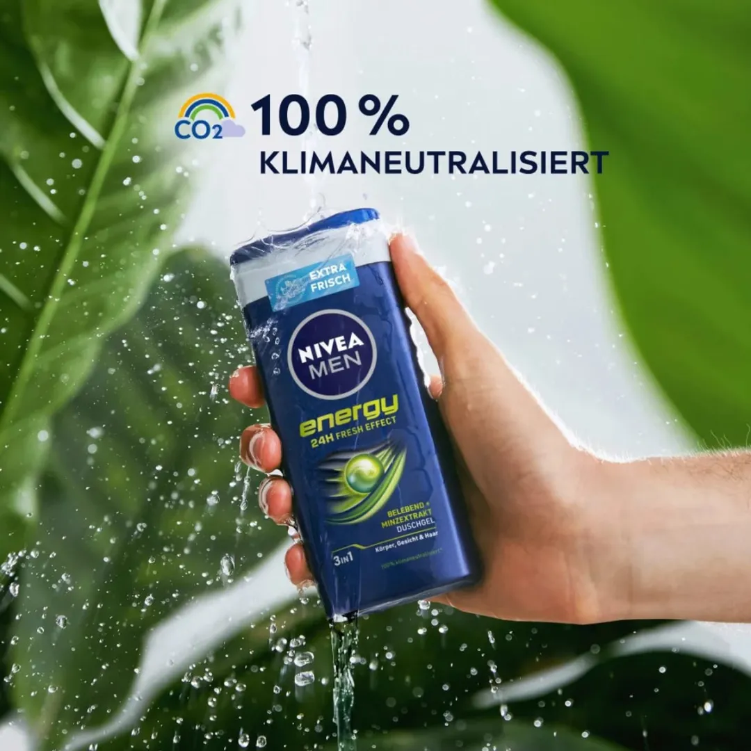NIVEA Men Energy Douchegel 3-in-1 - 500ml (2x250ml)