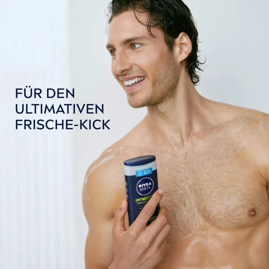 NIVEA Men Energy Douchegel 3-in-1 - 500ml (2x250ml)