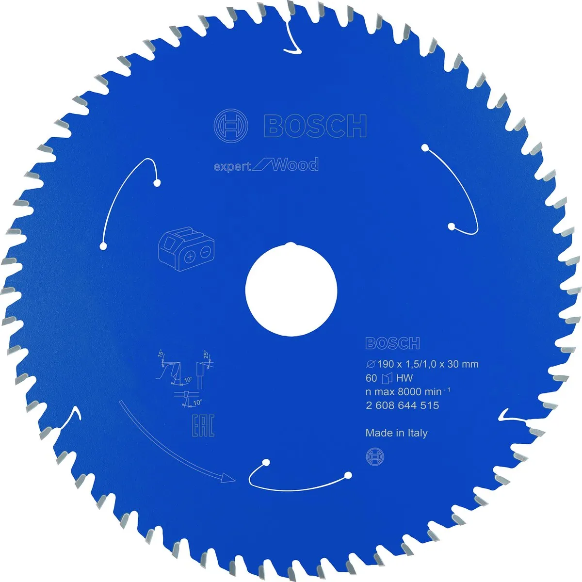 Bosch ExperT 2608644515 Hout Cirkelzaagblad 190mm