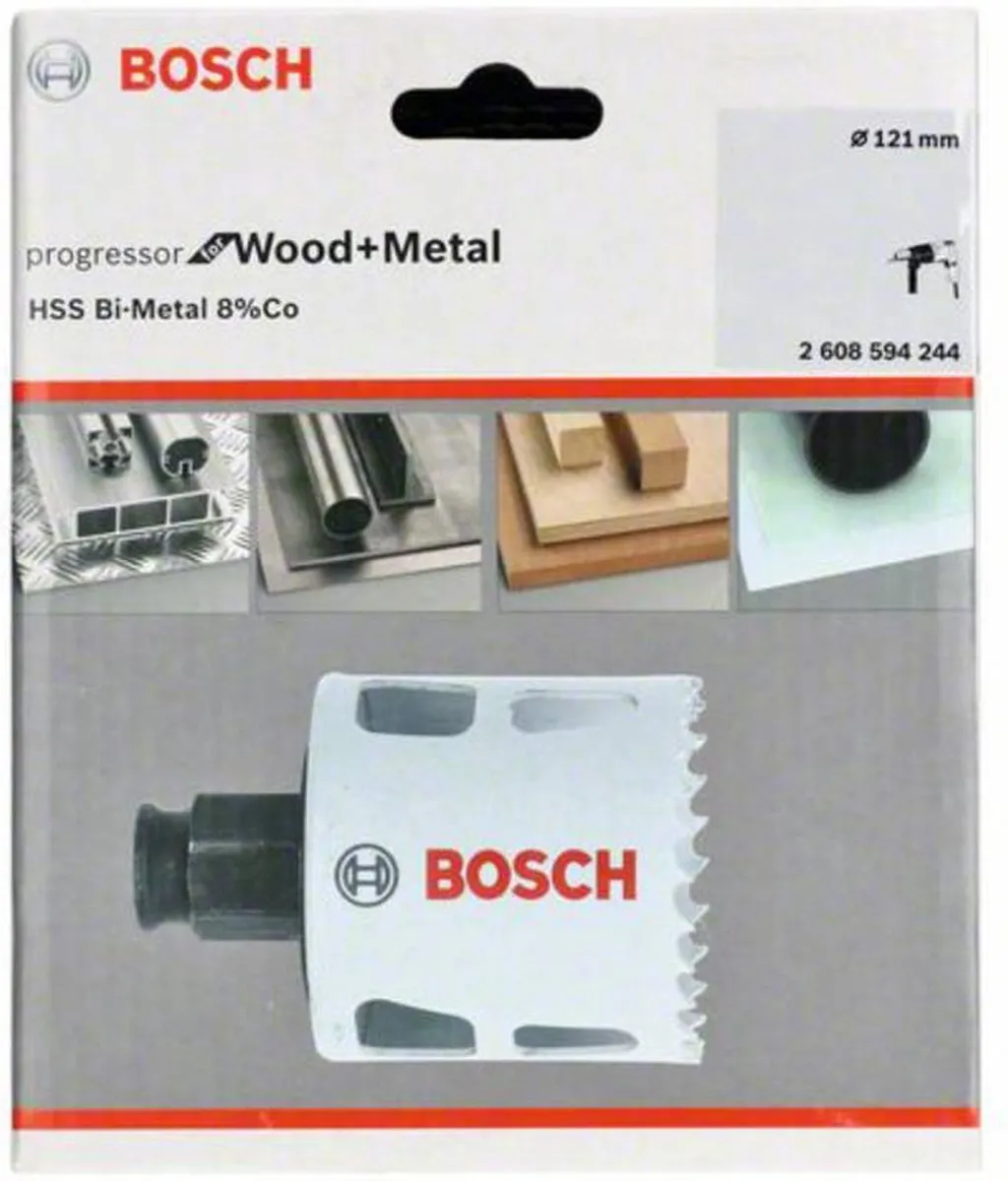 Bosch HSS Bi-metaal Gatzaag 121mm - Metaal