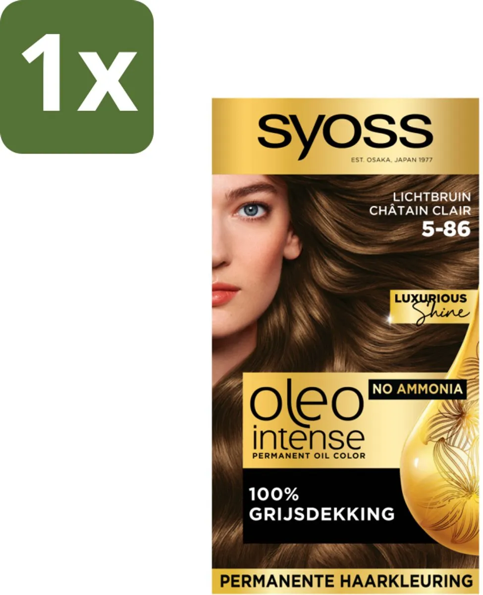SYOSS Oleo Intense Haarverf 5-86 Lichtbruin 115ml
