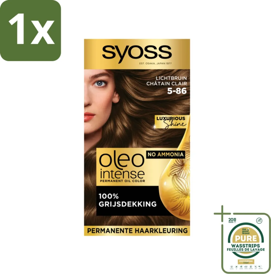 SYOSS Oleo Intense Haarverf 5-86 Lichtbruin 115ml