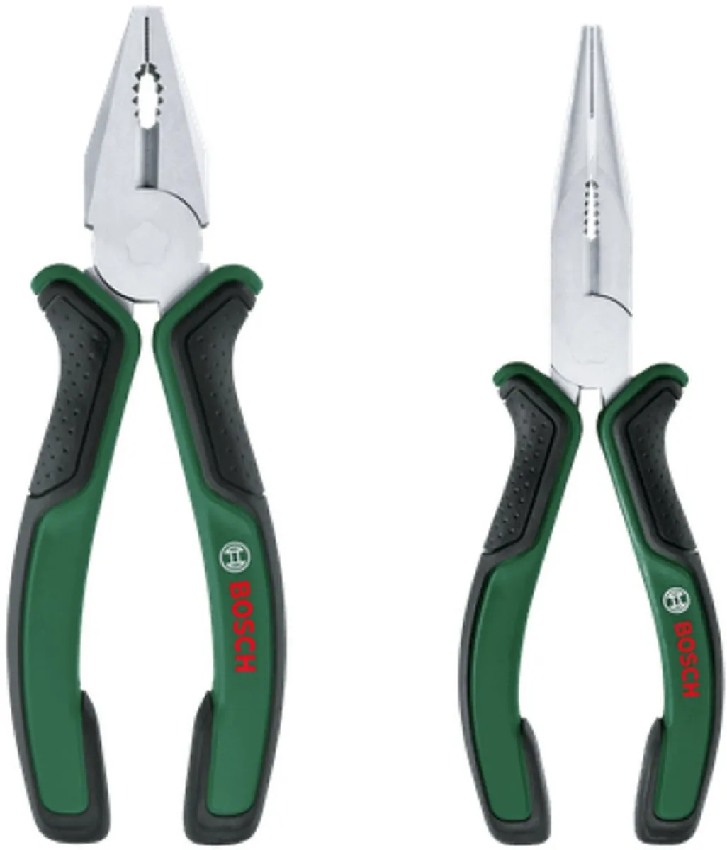Bosch Tangenset 2-delig - Combinatietang & Punttang - 2 Stuks