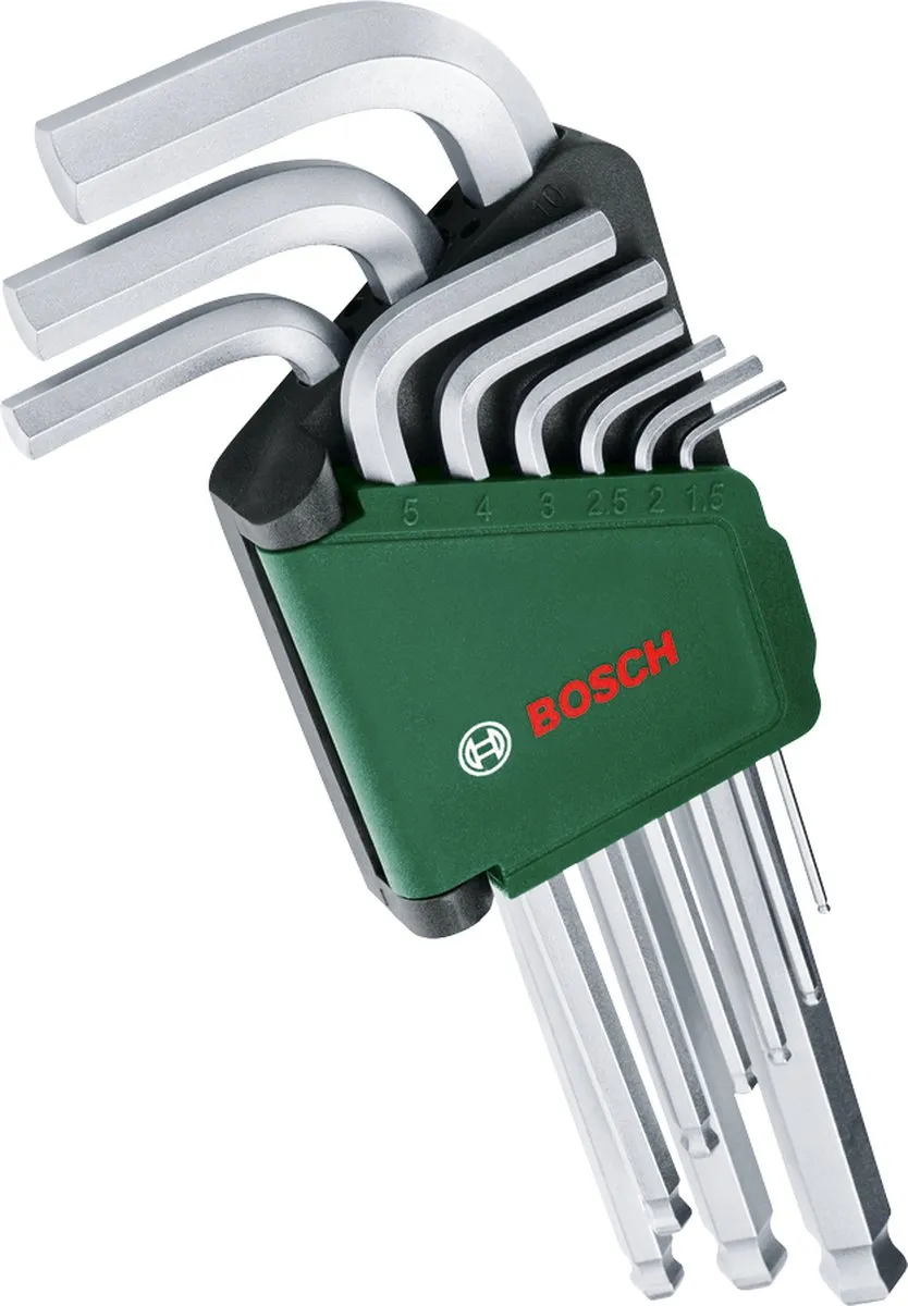 Bosch Inbussleutelset 9-delig