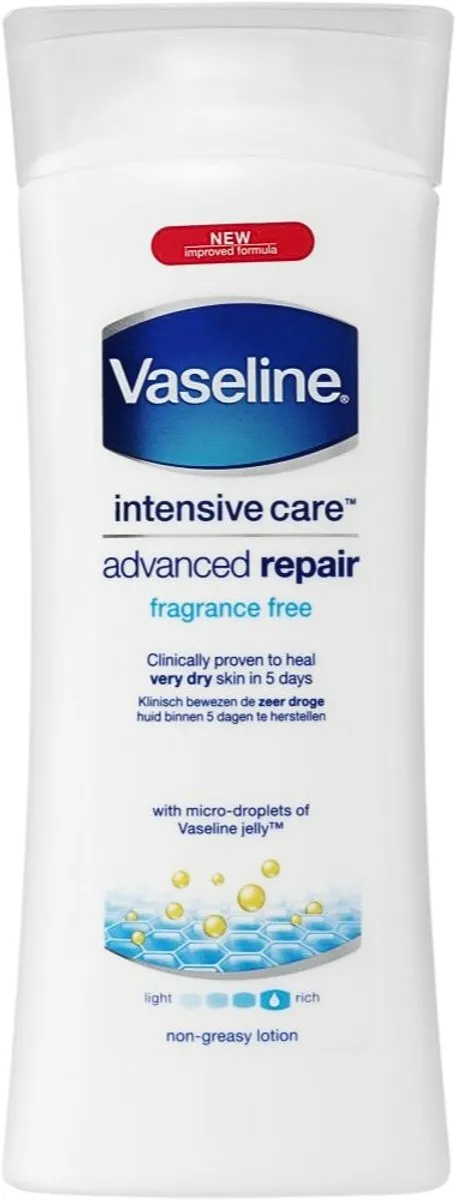 Vaseline Advanced Repair Bodylotion 2400ml - 6 Stuks