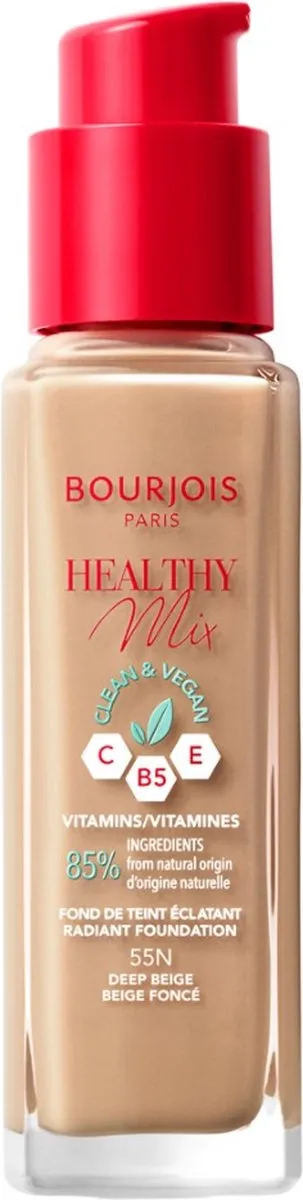 Bourjois Healthy Mix Clean Vegan Foundation 055 Deep Beige 30ml