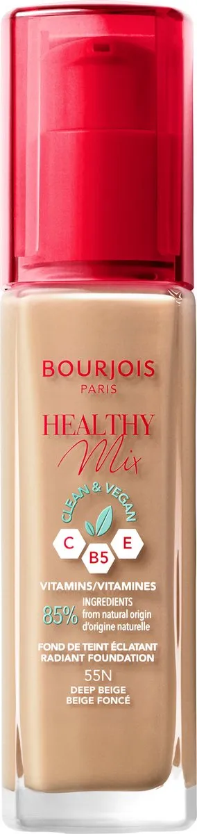 Bourjois Healthy Mix Clean Vegan Foundation 055 Deep Beige 30ml