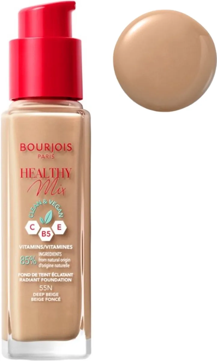 Bourjois Healthy Mix Clean Vegan Foundation 055 Deep Beige 30ml