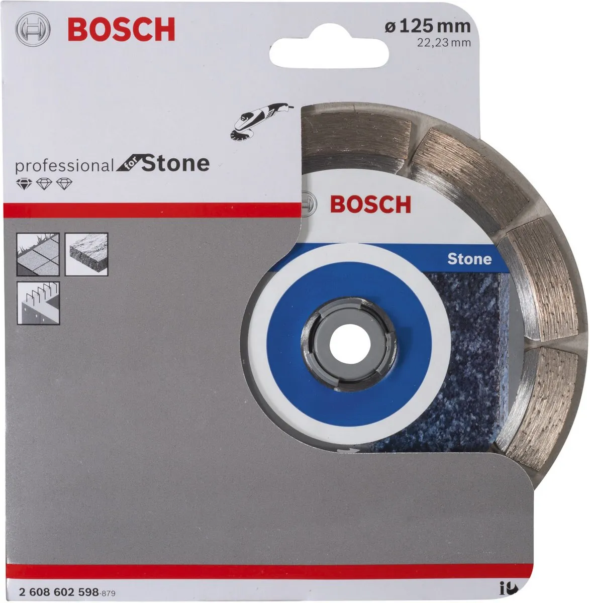 Bosch Diamantdoorslijpschijf Standard for Stone 125mm - 22,23mm As
