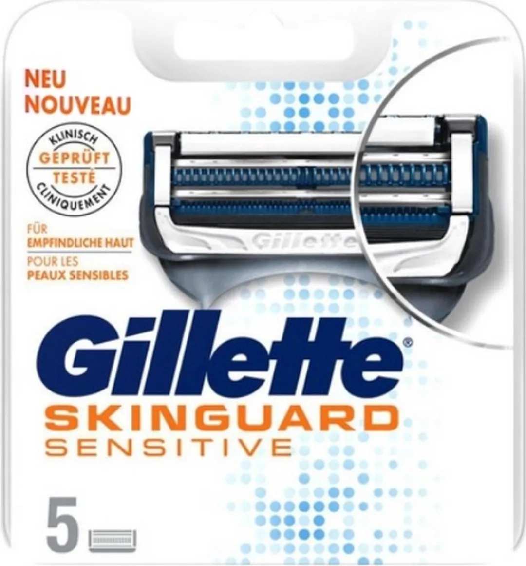 Gillette Fusion SkinGuard Sensitive Scheermesjes - 5 Stuks