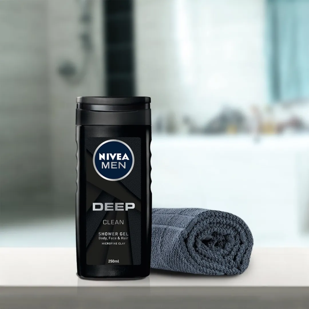 NIVEA MEN Deep Geschenkset - 550ml (3 Stuks)