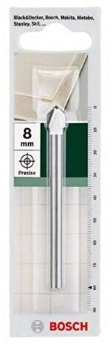 Bosch Tegelboor Expert 8x80mm - Diamant - Wit