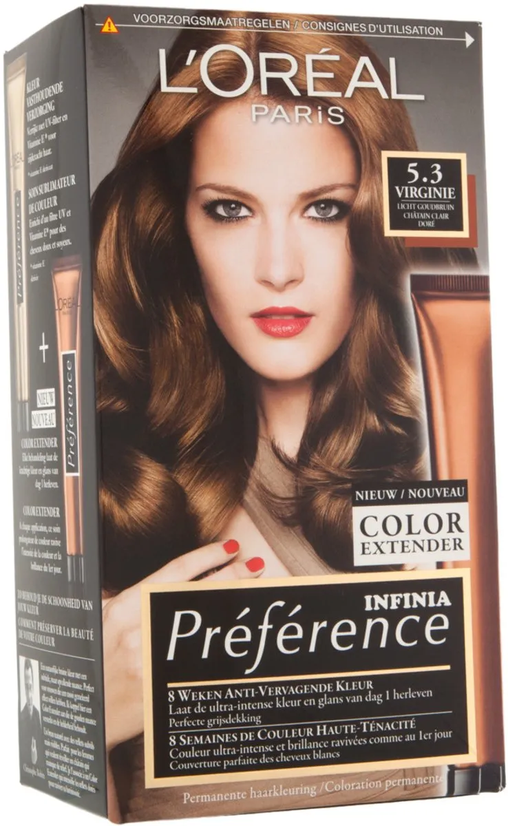 L'Oréal Paris Préférence 5.3 Permanent Haarkleuring - 996ml
