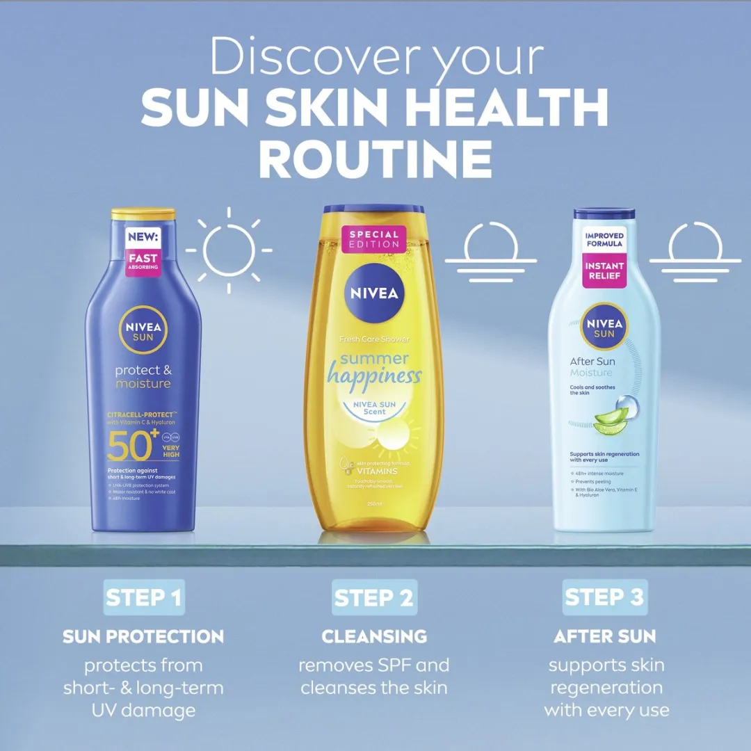 NIVEA SUN Aftersun Lotion 400ml - Hyaluronzuur & Aloë Vera