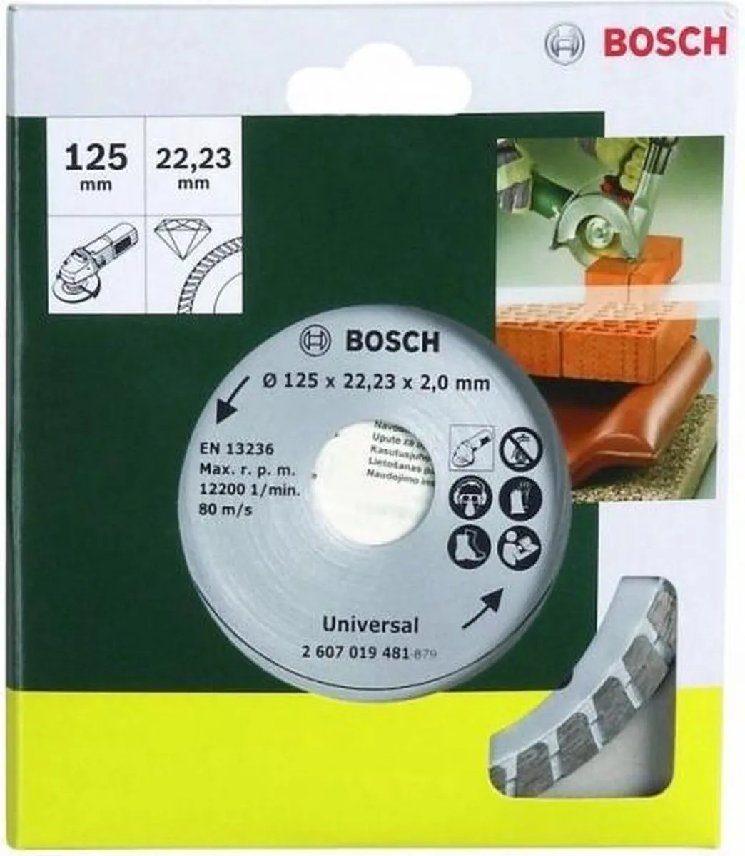 Bosch Diamantschijf Turbo 125mm - Metaal