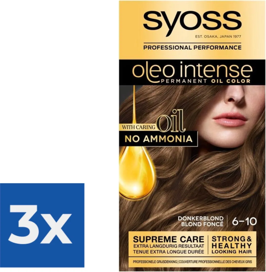 SYOSS Oleo Intense Haarverf 6-10 Donkerblond