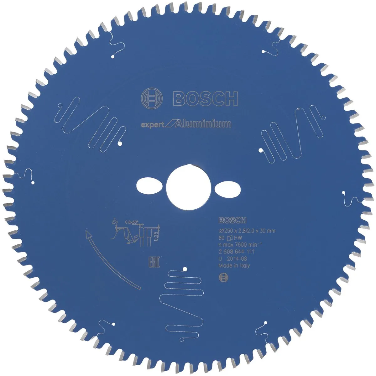 Bosch Expert Cirkelzaagblad Aluminium 250mm