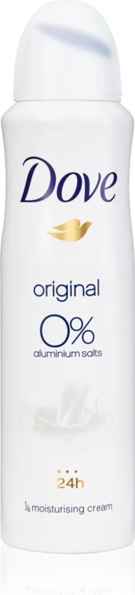 Dove Original Deodorant Spray 150ml - 0% Aluminium - afbeelding 6 van 6