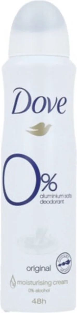 Dove Original Deodorant Spray 150ml - 0% Aluminium