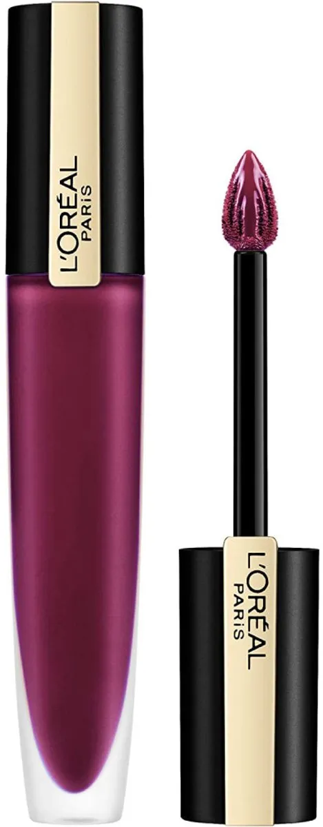 L'Oréal Paris Rouge Signature Matte Metallic Lipstick 204 Voodoo - 7ml