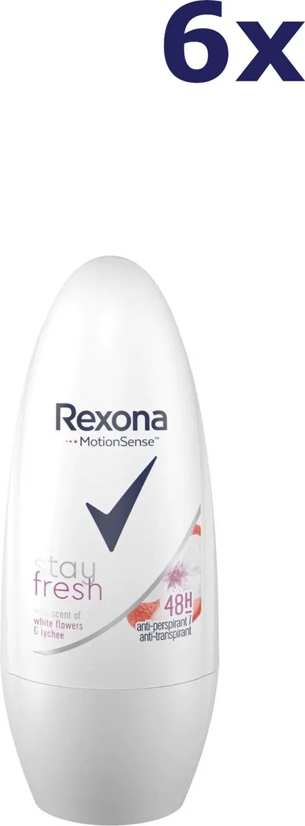 Rexona Deo Roll-on Stay Fresh White Flowers & Lychee