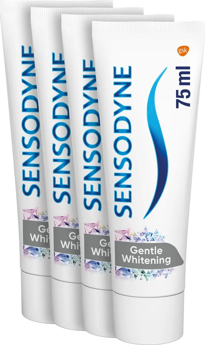 Sensodyne Gentle Whitening Tandpasta 75ml - 4 Stuks