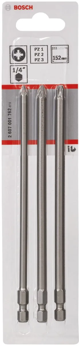 Bosch Bitset PZ 3-delig 152mm - Extra Hard