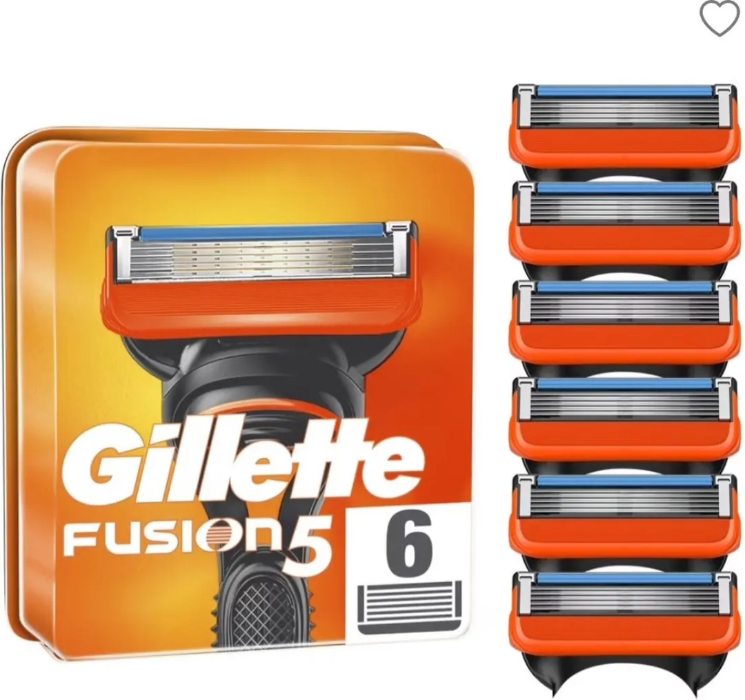 Gillette Fusion 5 Scheermesjes - 6 Stuks - Oranje - afbeelding 6 van 6