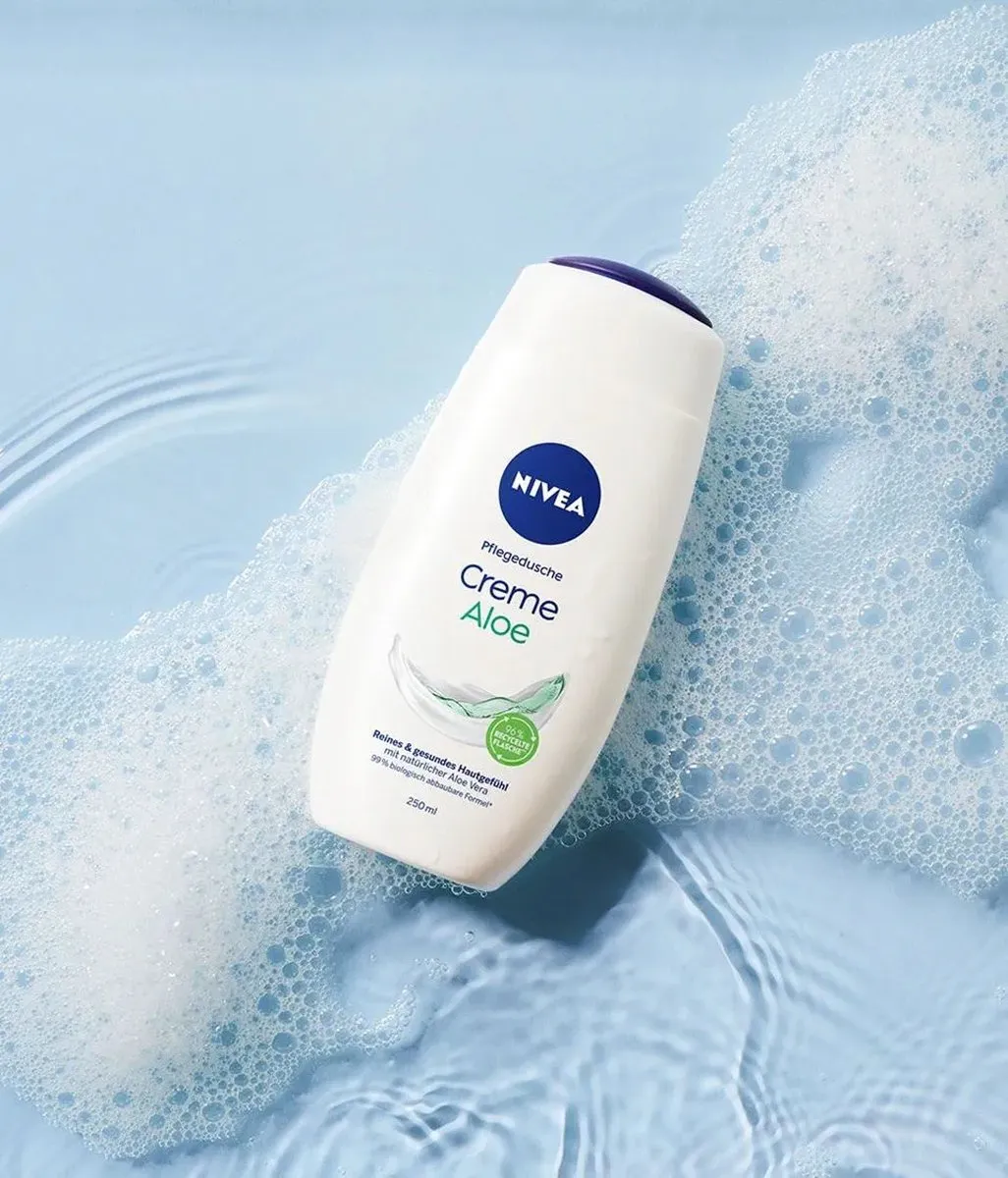 NIVEA Aloe Vera Douchegel 750ml - 3 Stuks