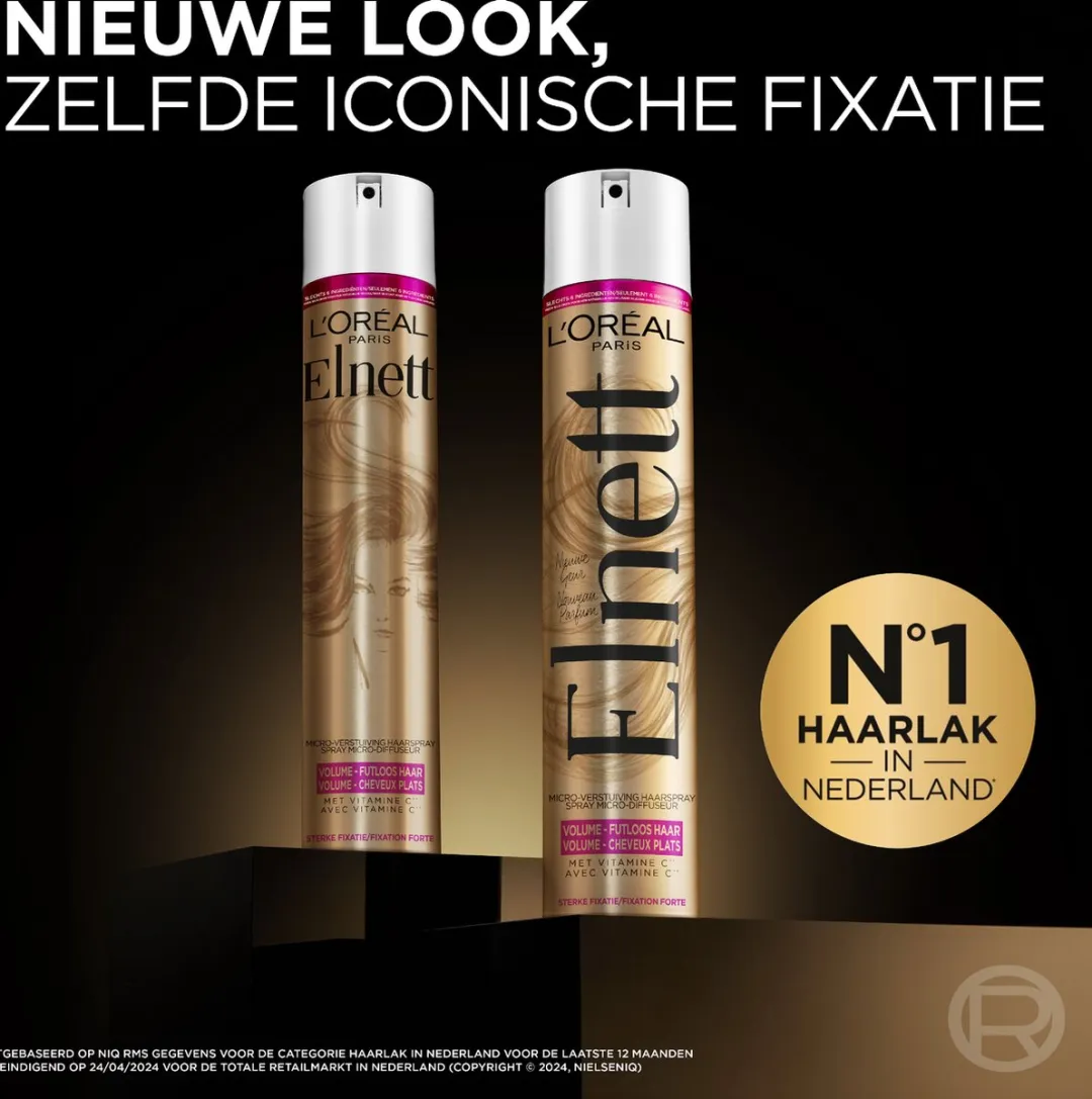 L'Oréal Paris Elnett Haarspray Volume Extra Sterk - 6x75ml
