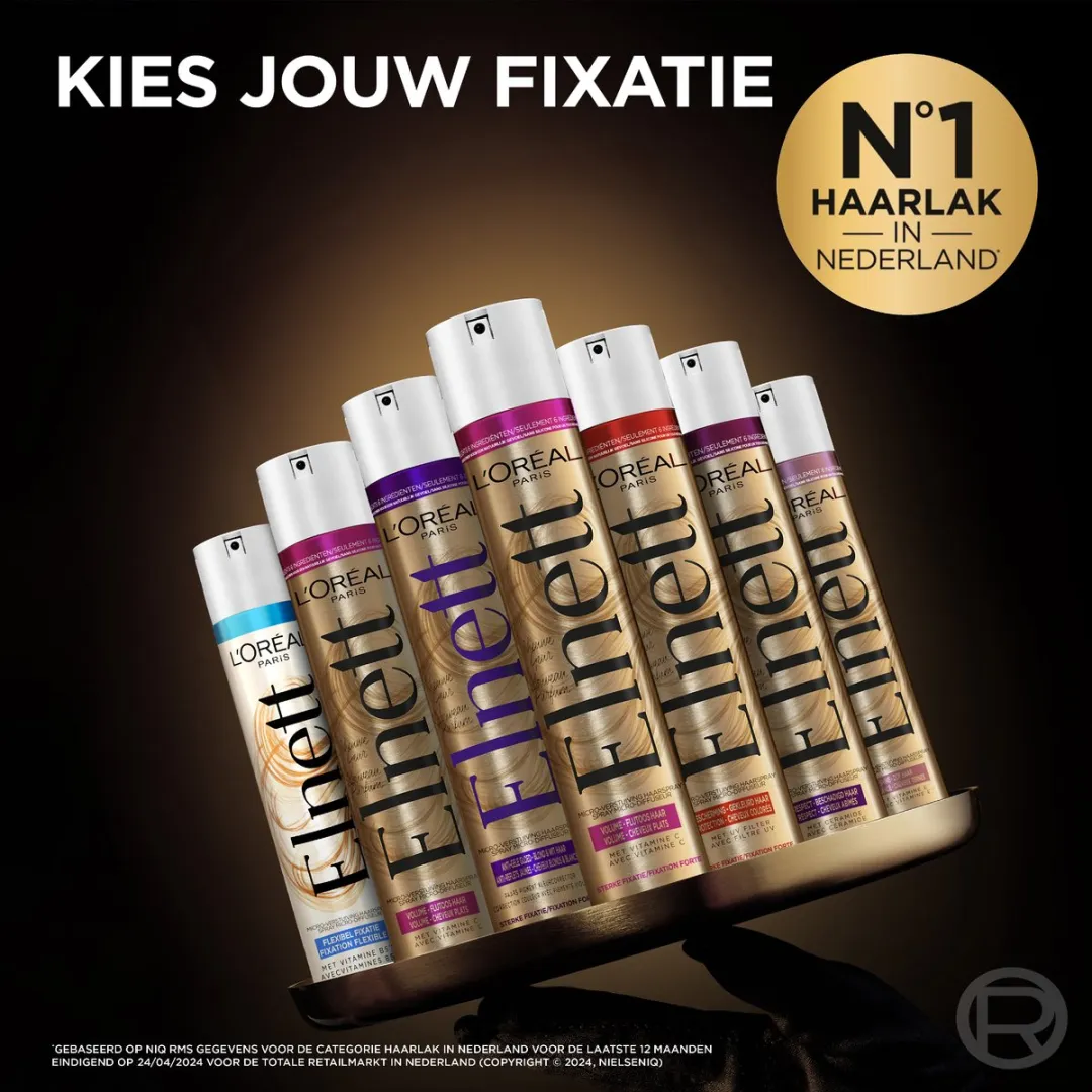 L'Oréal Paris Elnett Haarspray Volume Extra Sterk - 6x75ml