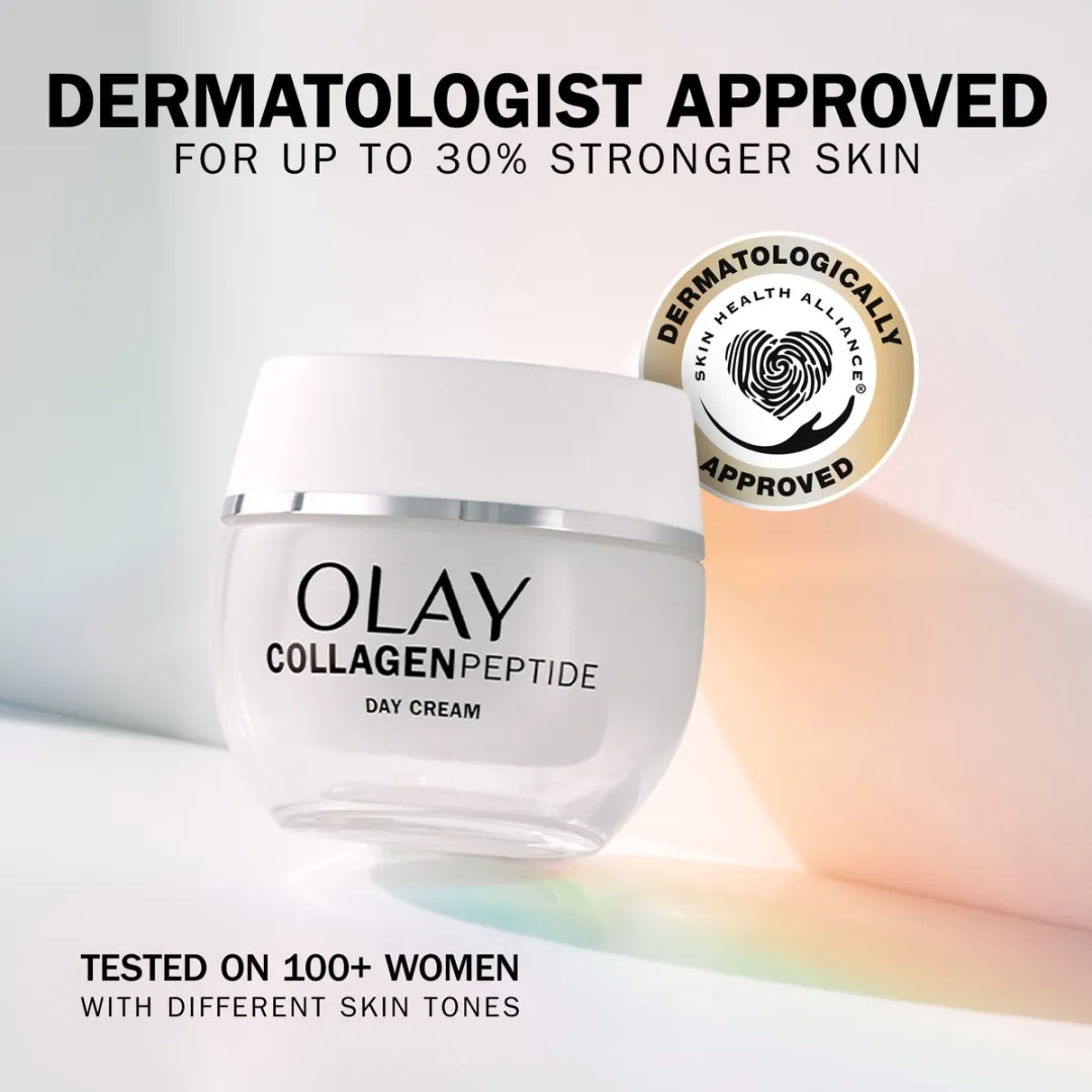 Olay Collagen Peptide Dagcrème - Versterkt - Herstelt En Hydrateert - 50 ml