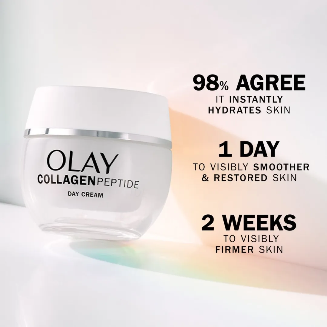 Olay Collagen Peptide Dagcrème - Versterkt - Herstelt En Hydrateert - 50 ml