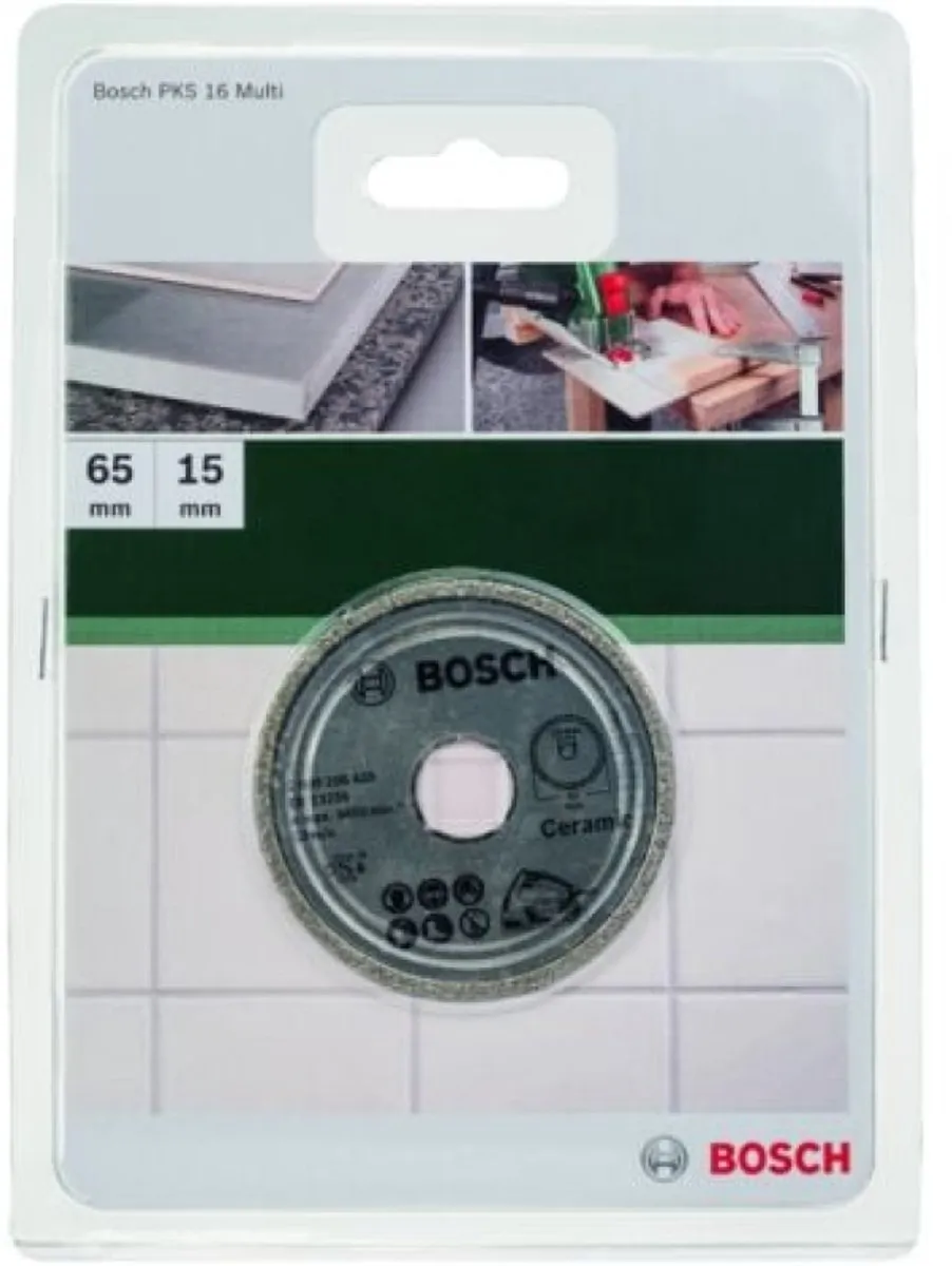 Bosch Diamant Zaagblad Ø65x15mm PKS 16 Multi - Metaal